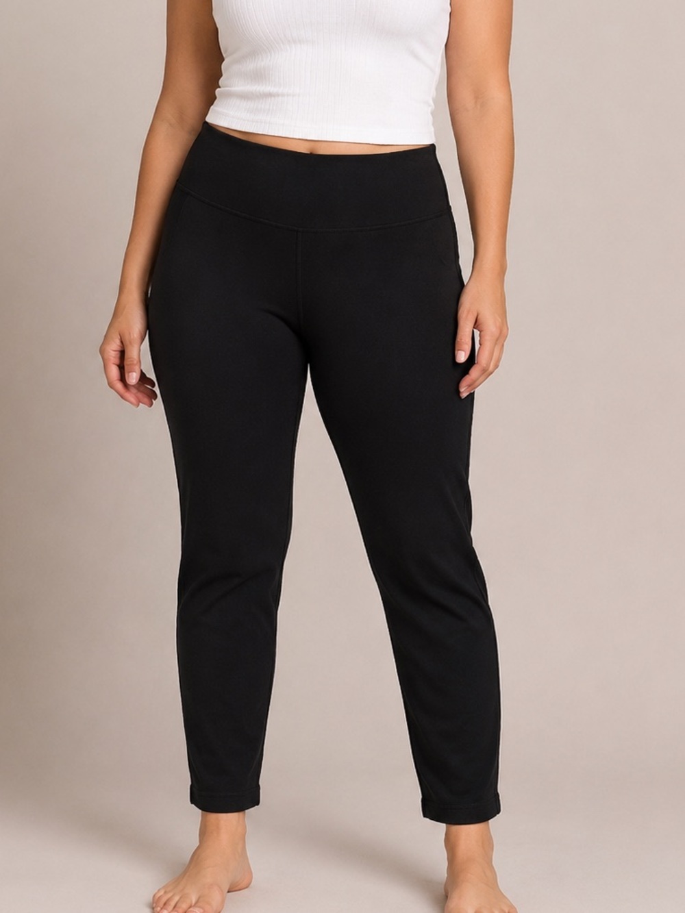 Style & Co. Black Women’s Ponte Ankle Pants MEDIUM